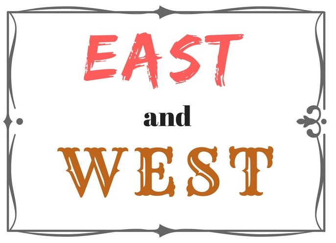 East and west